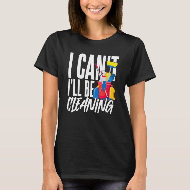 Städning bostäder t shirt (Framsida)