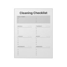 Städning checklistplan