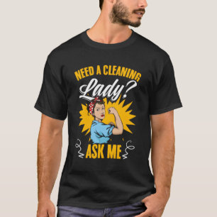 Städning Dam Be mig Städning Maid House T Shirt