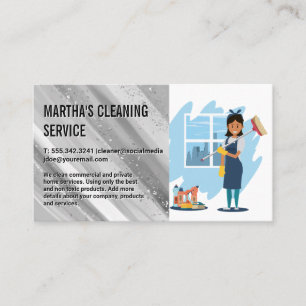 Städning Dam Maid Visitkort