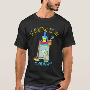 Städning Dam Städning är min terapeutiska hushålla T Shirt