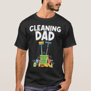 Städning design för Pappa Manar-städare i bostäder T Shirt