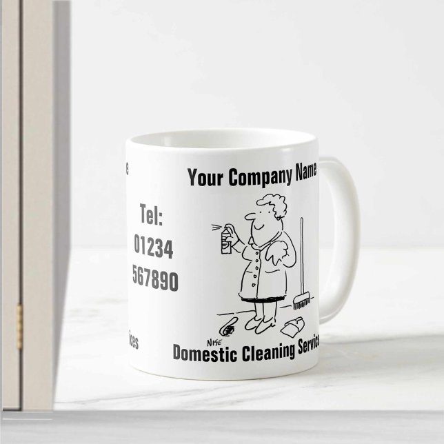 Städning domestic kaffemugg (Skapare uppladdad)