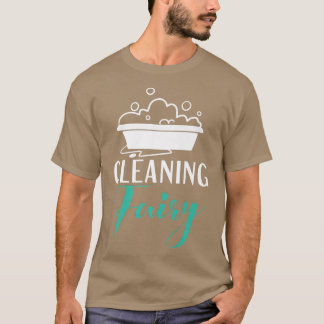 Städning Fairy Janitor Custodian T Shirt
