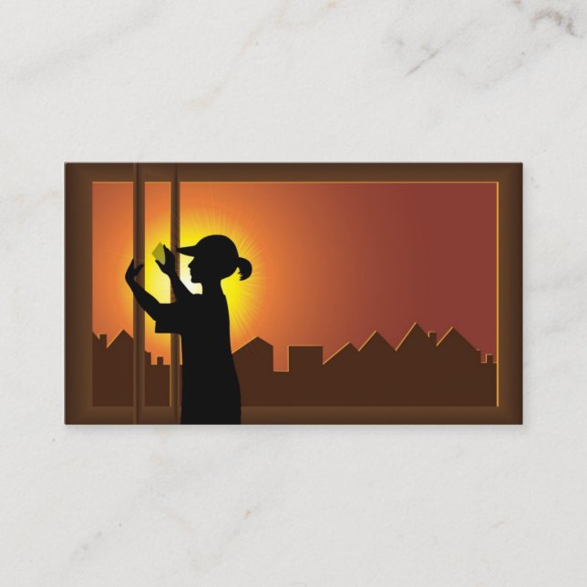 Städning företag visitkort (Framsida)