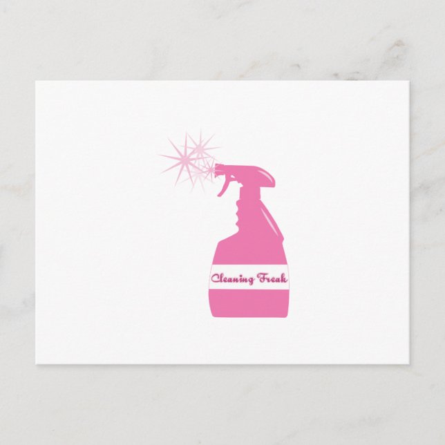 Städning Freak Vykort (Framsida)