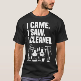 Städning House Cleaner (renare hus) och Housekeepe T Shirt