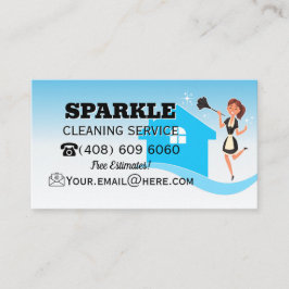 Städning House Janitorial Maid Houseeping Visitkort