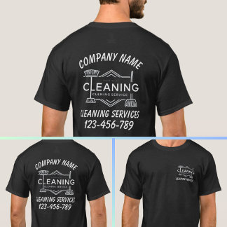 Städning Logotypen Services Business T Shirt