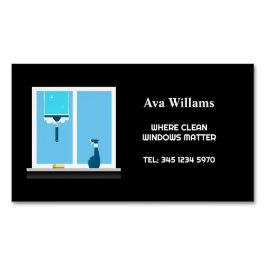 ✨ Städning Magnetiska Visitkort