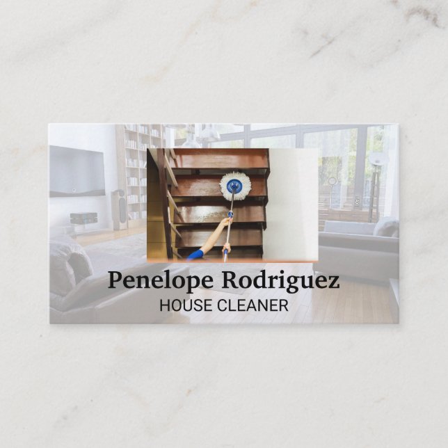 Städning Maid | Flytta Golv Visitkort (Framsida)