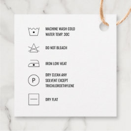 Städning Märkre för produktföljesedel Gåvor Etiketter