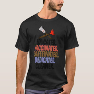 Städning med utbildad vaccinerad kapselinerad sära t shirt
