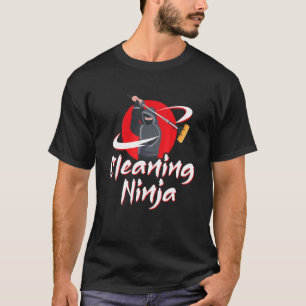 Städning Ninja Janitor Custodian Houseworking Hous T Shirt