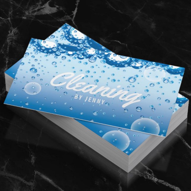 Städning Professionell Housekeeper Visitkort (Skapare uppladdad)