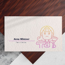 Städning QR-kod - minimalistisk