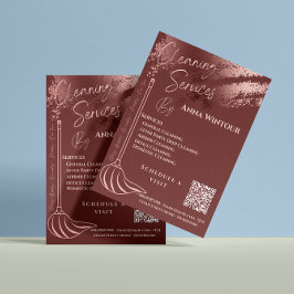 Städning Ro Guld Sök efter för att ansluta Flygblad