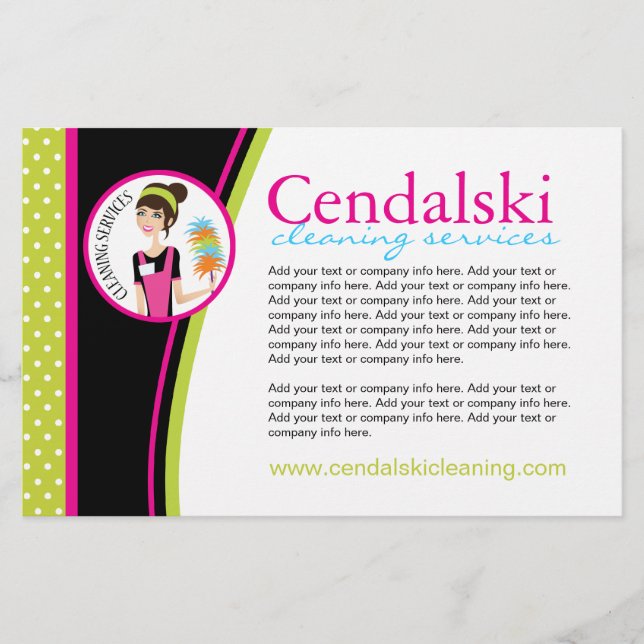 Städning Service Flyer (Framsidan)