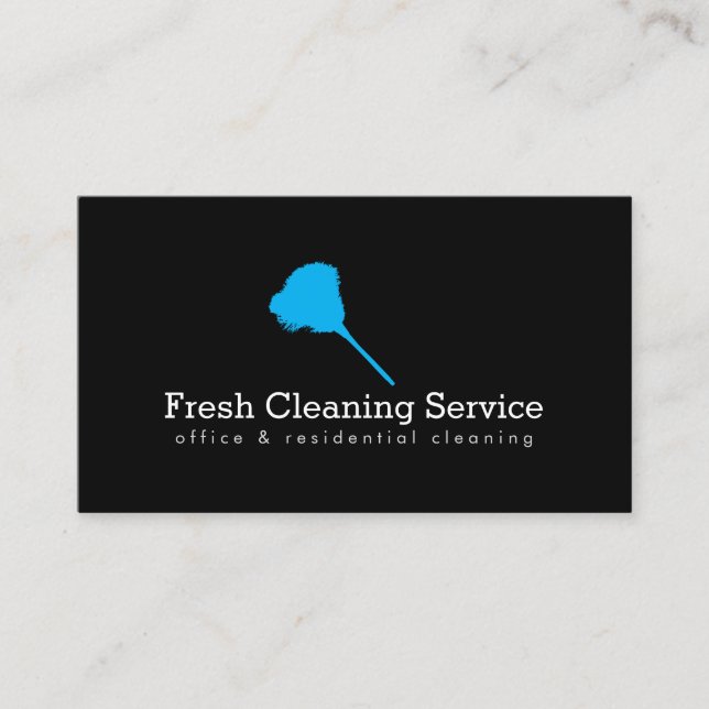Städning Service, Housekeeper III-Affärskortet Visitkort (Framsida)