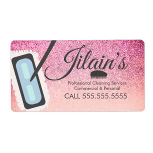 Städning Service Mop Bubbles Glitter Fraktsedel