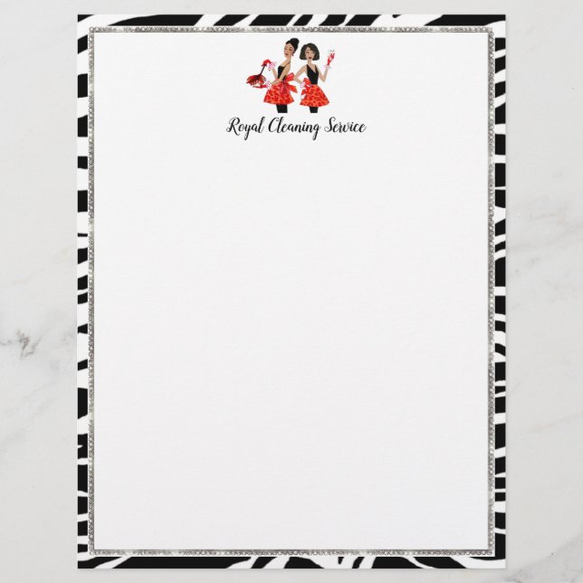 Städning Services - African American Divas Reklamblad (Framsidan)