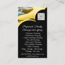 Städning Services House behålla QRCode PhotoCustom Visitkort