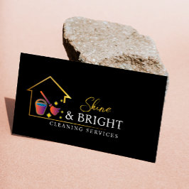 Städning skanna tjänster för att ansluta svart visitkort