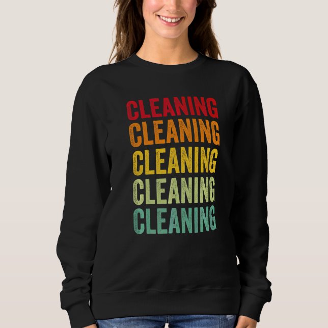 Städning Städning Hobbyist Regnbåge T Shirt (Framsida)