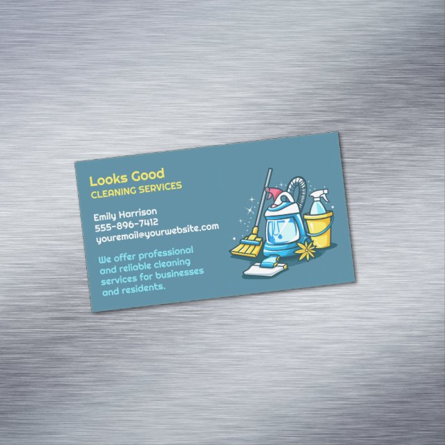 Städning tjänst magnetiska visitkort (In Situ)