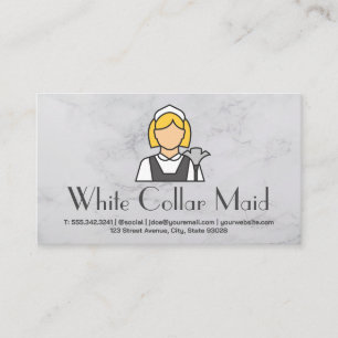Städning tjänst   Maid Icon Visitkort