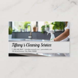 Städning tjänst   Maid Städning Countertop Visitkort