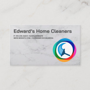 Städning tjänst   Squeegee Icon Visitkort