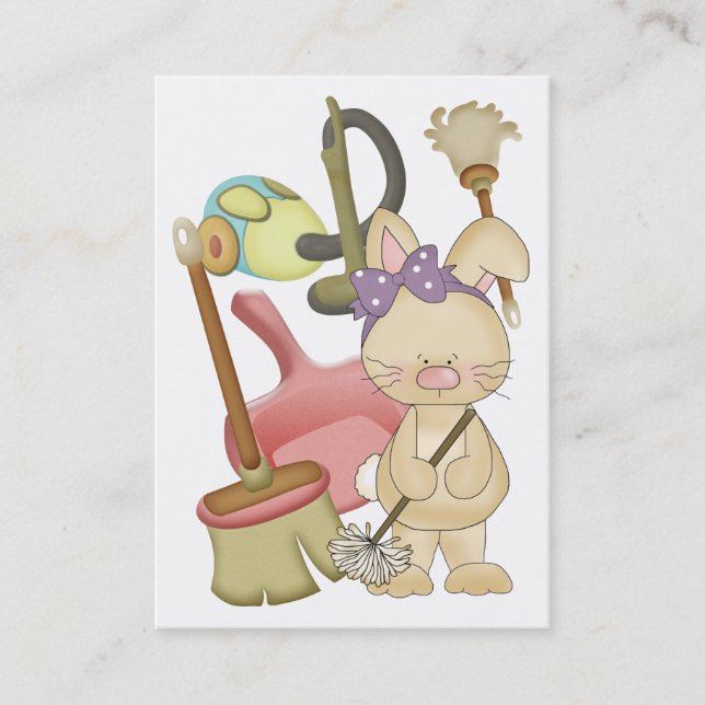 Städning tjänst - SRF Visitkort (Framsida)