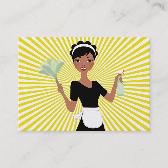 Städning tjänst - SRF Visitkort (Framsida)