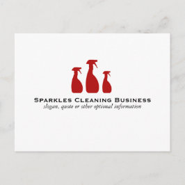 Städning tjänst vykort