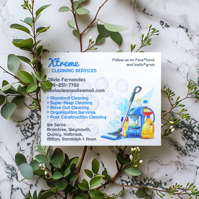 Städning tjänster flygblad (Skapare uppladdad)