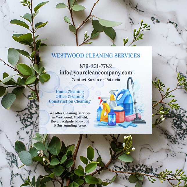 Städning tjänster flygblad (Skapare uppladdad)