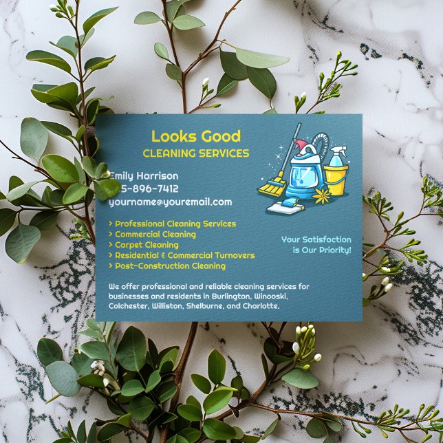 Städning tjänster flygblad (Skapare uppladdad)