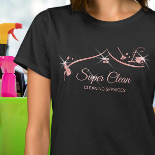 Städning tjänster för Maid Städning House professi T Shirt