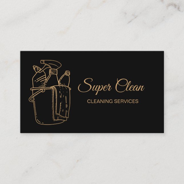 Städning tjänster för Maid Städning House professi Visitkort (Framsida)
