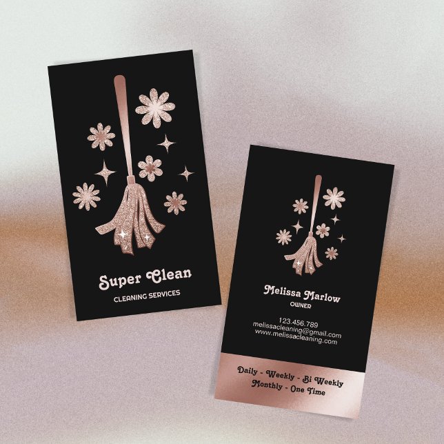 Städning tjänster för Maid Städning House Professi Visitkort (Skapare uppladdad)