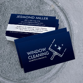 Städning tjänster i professionellen Fönster Visitkort