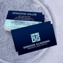 Städning tjänster i professionellen Fönster Visitkort