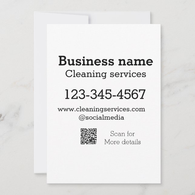 Städning tjänster lägga till e-postadress för webb inbjudningar (Framsida)