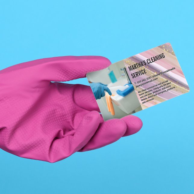 Städning tjänster | Leveranser | Affärskort av hjä Visitkort (Skapare uppladdad)