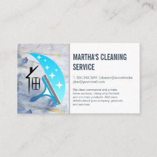 Städning tjänster   Logotyp i hemmet Visitkort