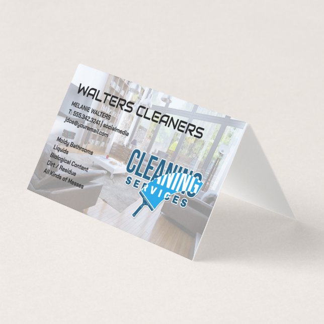 Städning tjänster | Rensa Kort (Framsida)