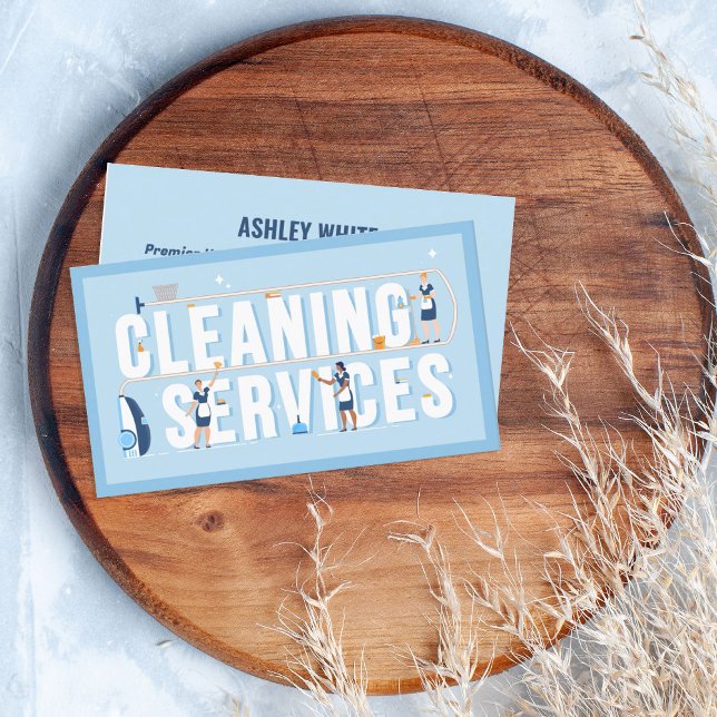 Städning tjänster visitkort (Cleaning Visiting Cards)