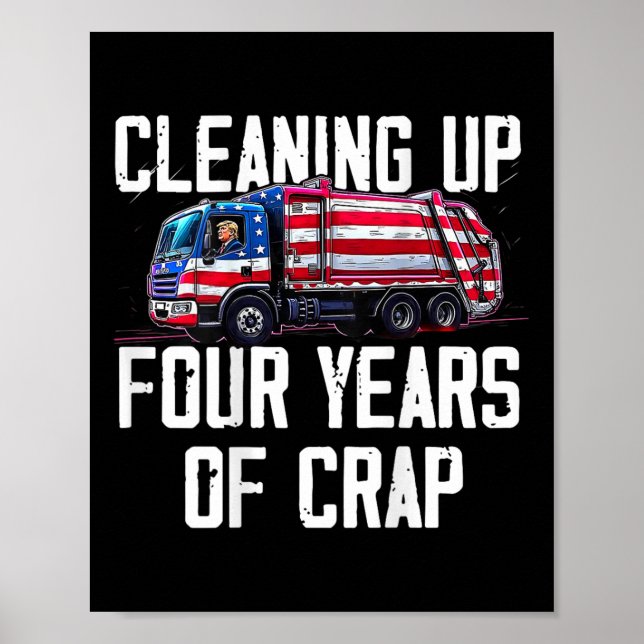 Städning upp fyra år av krabbtripp i Sopor Poster (Framsidan)