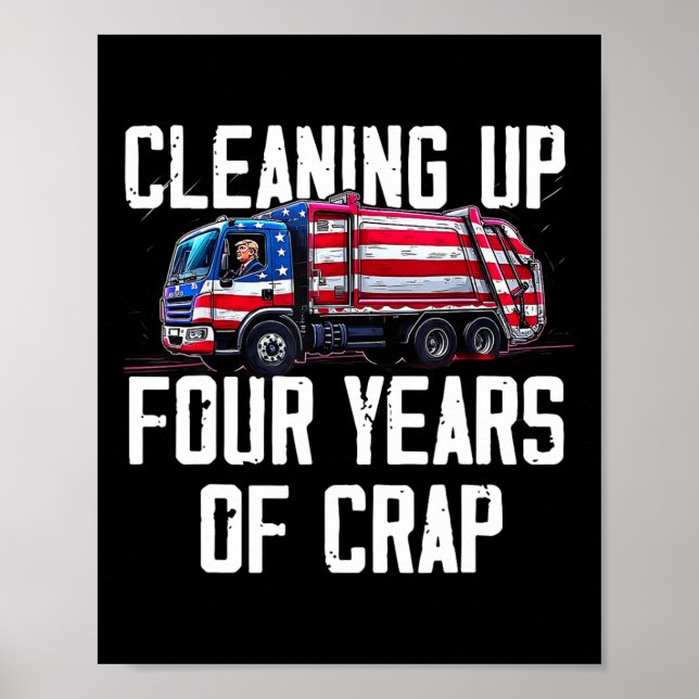 Städning upp fyra år av krabbtripp i Sopor Poster (Framsidan)